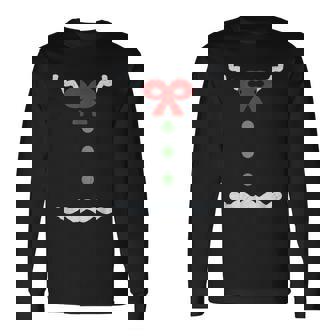 Gingerbread Man Matching Christmas Long Sleeve T-Shirt - Thegiftio