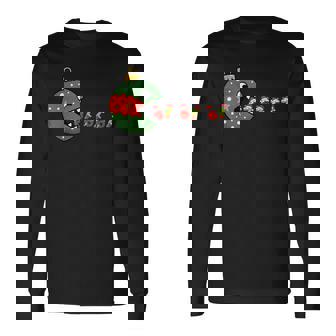 Holiday Ornament Eating 67S Christmas 6 7 Long Sleeve T-Shirt | Mazezy