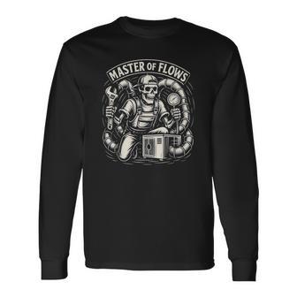 Hvac Technician For Cooling Heating Joke Long Sleeve T-Shirt | Mazezy