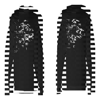 Proud ロシアグレイハウンド ボルゾイ犬 ポートレートギフト 長袖tシャツ 長袖Tシャツ - Kawaiitshirt