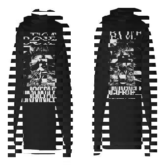 Raccoon Become Ungovernable Raccoon 長袖Tシャツ - Kawaiitshirt