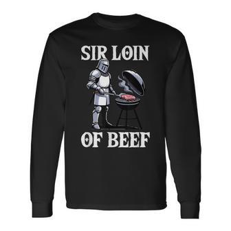 Renaissance Festival Knight Sir Loin Of Beef Long Sleeve T-Shirt - Thegiftio UK