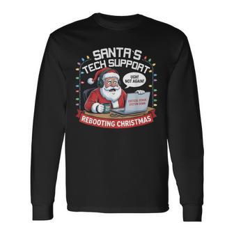 Santa's Tech Support Long Sleeve T-Shirt - Thegiftio UK