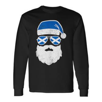 Scottish Christmas Pajama Matching Family Long Sleeve T-Shirt - Thegiftio UK