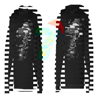 Six Seven 6 7 Meme Couples Christmas Tree Lover Long Sleeve T-Shirt - Monsterry