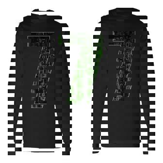 Six Seven 6 7 Meme Gen Alpha Binary Code Matching Long Sleeve T-Shirt | Mazezy