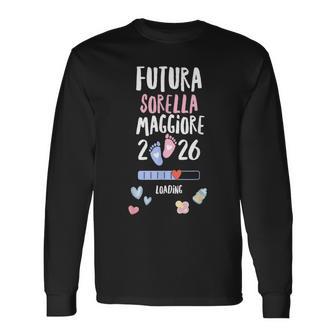 Futuraorella Maggiore 2026 Loading Annuncio Gravidanza Maglietta a maniche lunghe - Novitaregali