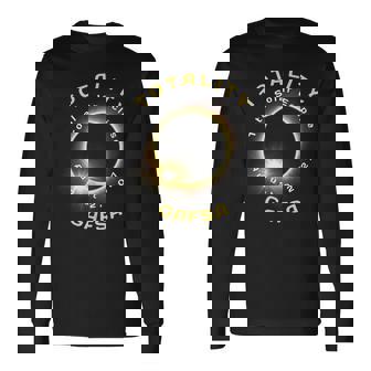 Gafsa Tunisia Total Solar Eclipse August 2 2027 Souvenirs Long Sleeve T-Shirt | Mazezy