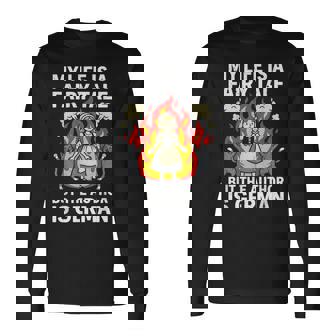 German Fairy Tale Dark Humor Sarcastic Folklore Long Sleeve T-Shirt | Mazezy