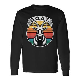 GOAT Retro Ziegenbock Grafik Langarmshirts - Geschenkecke