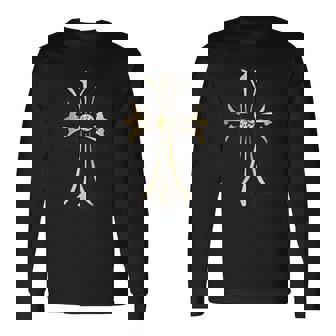 The Goldcross Champagnegold Diamond 長袖Tシャツ - Kawaiitshirt