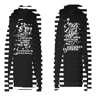 Grandma Quote Thinking About My Sweet Grandbabies Long Sleeve T-Shirt | Mazezy