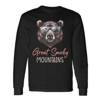 Great Smoky-Mountain National Park Bear Long Sleeve T-Shirt - Thegiftio UK