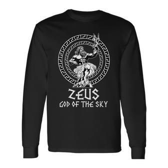 Greek Mythology Ancient Greece History Lovers Of Zeus Long Sleeve T-Shirt - Thegiftio