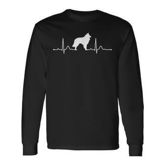 Groenendael Heartbeat Herzschlag Hunde Hund Langarmshirts - Geschenkecke
