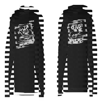 Grunge Music 90S Alternative Mixtape Retro Band & Concert Long Sleeve T-Shirt - Thegiftio