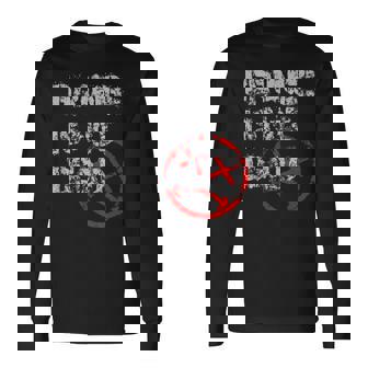 Grunge Is Not Dead Grunge Estética 80S 90S 2000S Moda Camiseta de manga larga - Regaloses