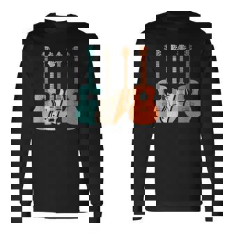 Guitare Électrique Rétro Acoustique Pour Amateur De Musique T-shirt à manches longues - Cadeauxyz