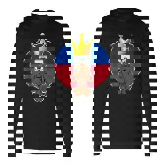 Haitian Queen Praying Hands Tank Top Long Sleeve T-Shirt | Mazezy