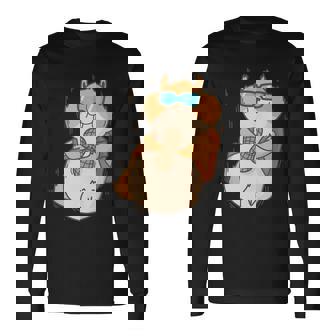 Hamster Skydiving Rodent Tank Top Long Sleeve T-Shirt | Mazezy