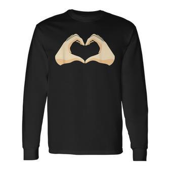 Hände Herz Hand Herz Langarmshirts - Geschenkecke