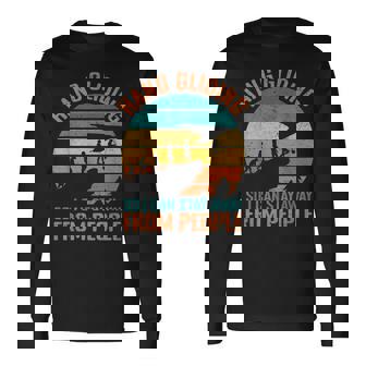 Hang Gliding So i Can Stay Away From People Hang Glider Long Sleeve T-Shirt | Mazezy