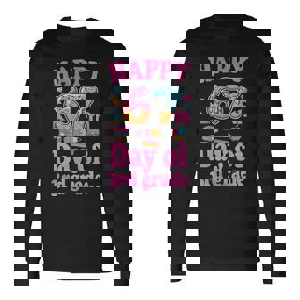 Happy 67Th Day Of 3rd Grade Teacher Student 67 Days Number Long Sleeve T-Shirt | Mazezy