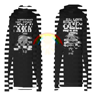 I Hate Everyone Equally 反社会的猫 内向的 長袖Tシャツ - Kawaiitshirt