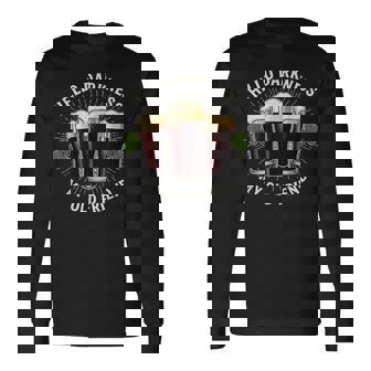 Hello Darkness My Old Friend Irish St Patrick's Day Long Sleeve T-Shirt - Thegiftio