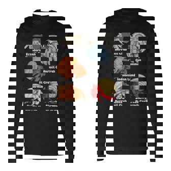 Hermit Crab Lover Kids Aquarium Species Hermit Crabs Long Sleeve T-Shirt | Mazezy