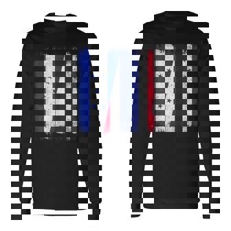 Honduras Thailand Half Flag Honduran Thai Roots Long Sleeve T-Shirt | Mazezy