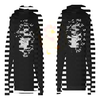 Honk If You Love Speech Therapy Speech Therapist Cute Goose Long Sleeve T-Shirt - Monsterry