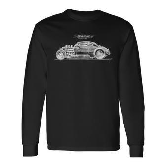 Hot Rod Rostiges Auto Hot Rod Langarmshirts - Geschenkecke