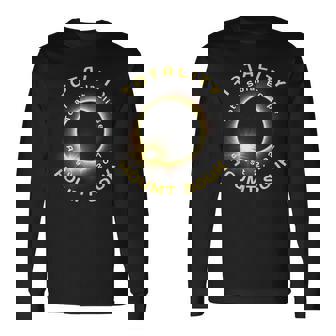 Houmt Souk Tunisia Total Solar Eclipse August 2 2027 Long Sleeve T-Shirt | Mazezy