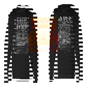 Houses Humans Parody Gaming For Gamers Boys Long Sleeve T-Shirt | Seseable UK