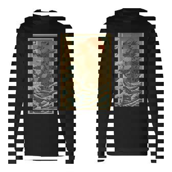 Hyena The Great Wave Off Kanagawa Long Sleeve T-Shirt | Seseable FR