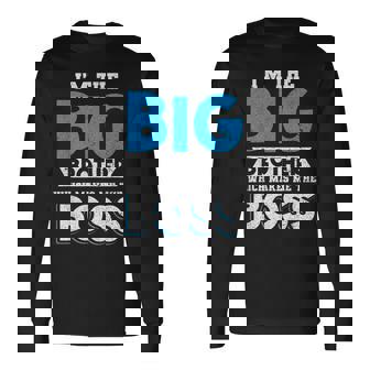 I'm The Big Brother Makes Me The Boss Pregnancy 長袖Tシャツ - Kawaiitshirt