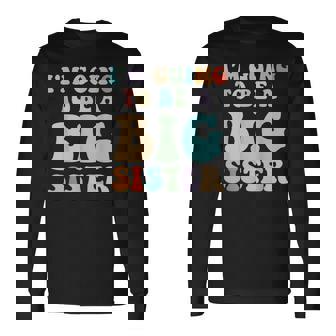 I'm Going To Be A Bigister パステルセレブレーションのお知らせ 長袖Tシャツ - Kawaiitshirt