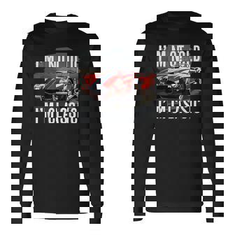 I'm Not Old I'm Classic レトロ フォード シェルビー コブラ マッスルカー 長袖Tシャツ - Kawaiitshirt