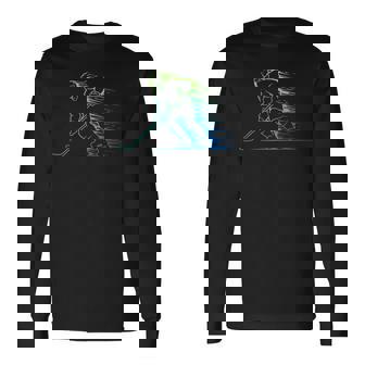 Ice Hockey & Hockey Graphic Men & Boys Teen Boys Long Sleeve T-Shirt | Mazezy