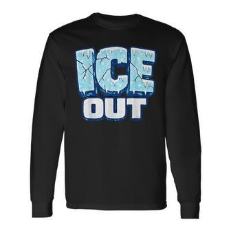 Ice Out Protesta Anti-Ice Inmigración Camiseta de manga larga - Regaloses