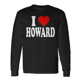 Ich Liebe Howard Langarmshirts - Geschenkecke
