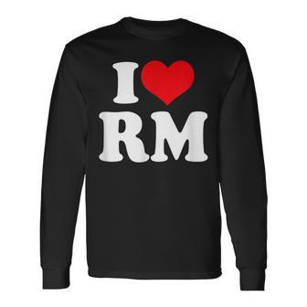 Ich Liebe Rm Ich Liebe Rm Langarmshirts - Seseable