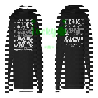 I'm His Lucky Charm St Patrick's Day Matching Couple Long Sleeve T-Shirt | Seseable UK