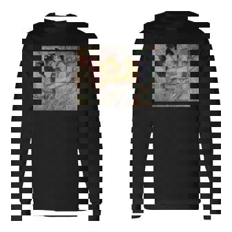 In Bed The Kiss アンリ・ド・トゥールーズロートレック Lgbtq アート 長袖Tシャツ - Kawaiitshirt