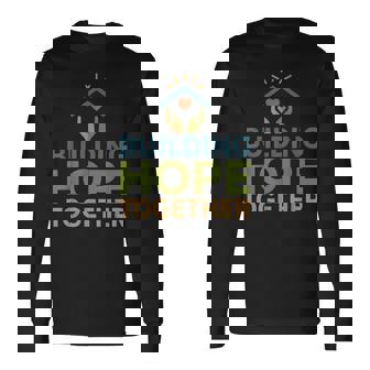 Inspiring Community Support Message Long Sleeve T-Shirt | Mazezy