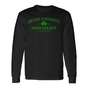 Irish Goodbye Specialist St Patrick’S Day Men Long Sleeve T-Shirt - Thegiftio UK