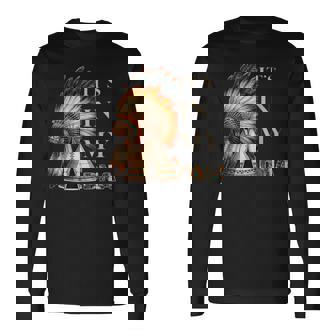 It's In My Dna Native American Indian Day Pride Long Sleeve T-Shirt | Mazezy