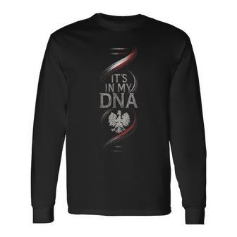 It's In My Dna Polska Polen Polnische Wurzeln Langarmshirts - Geschenkecke