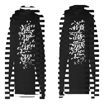 IVF Mom Sticky Vibes Transfer Day Hope Journey Long Sleeve T-Shirt | Mazezy